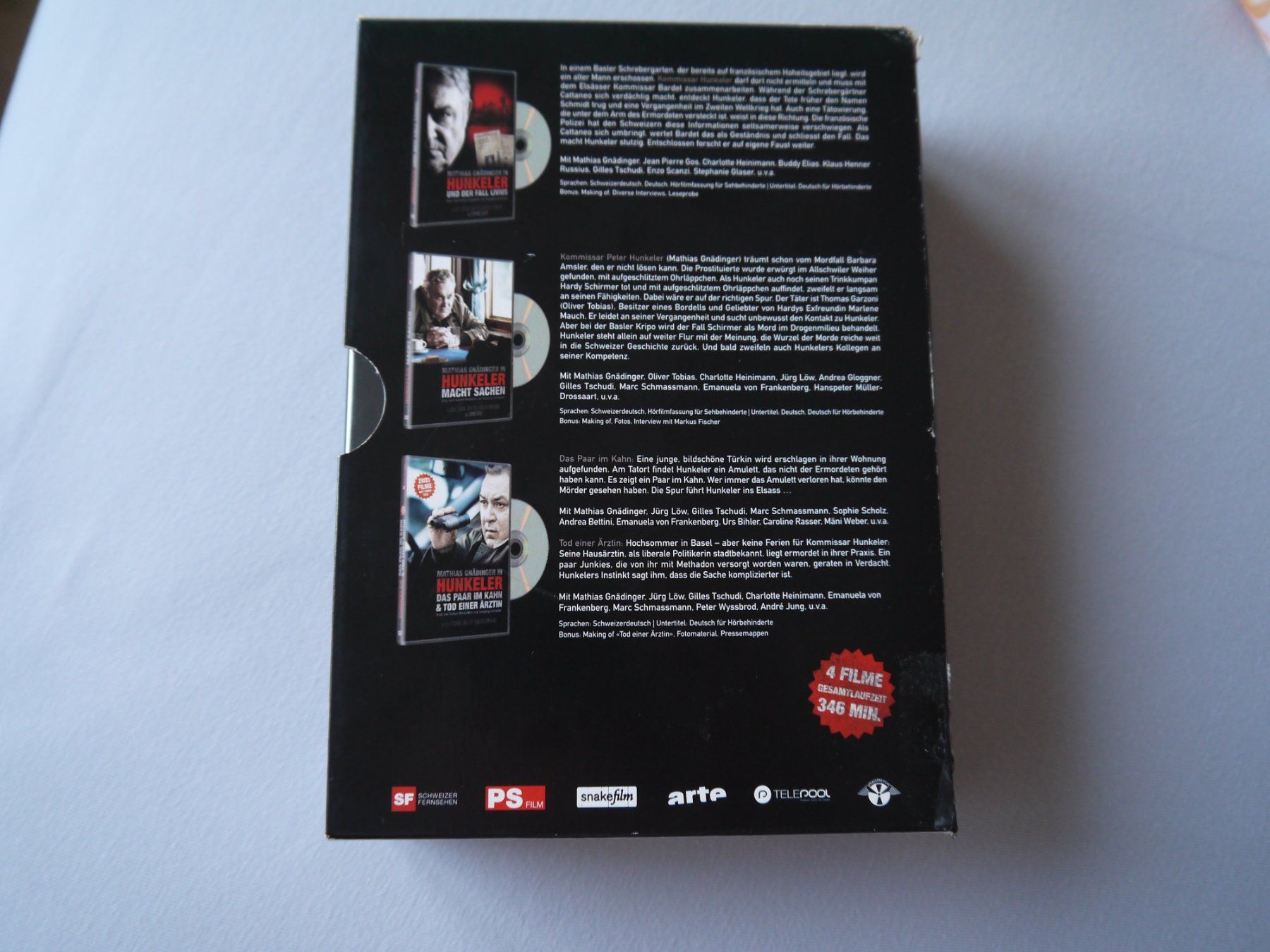 Tutti i DVDs: HUNKELER 4 Film Box – Usato da Hagendorn venduto da Blaf 3