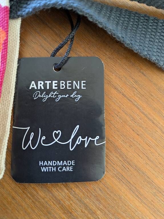 Borse da donna: Neue, ungebrauchte Stofftasche von arte bene – Nuovo e nell'imballaggio originale da Visp venduto da SweetNovember01 3