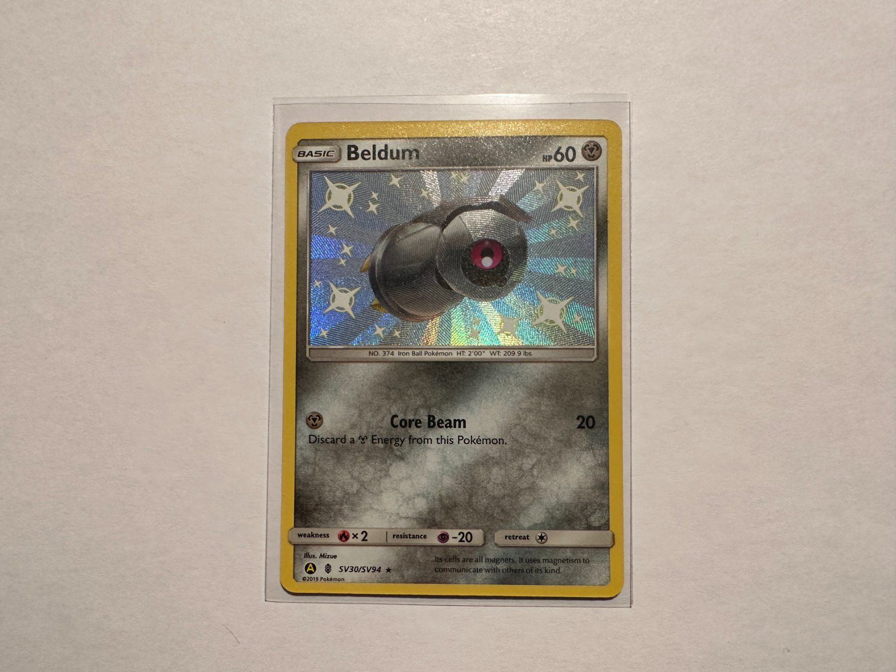 Pokémon Carte collezionabili: Beldum Shiny Hidden Fates EN – Usato da Hagendorn venduto da Pokecollectorch
