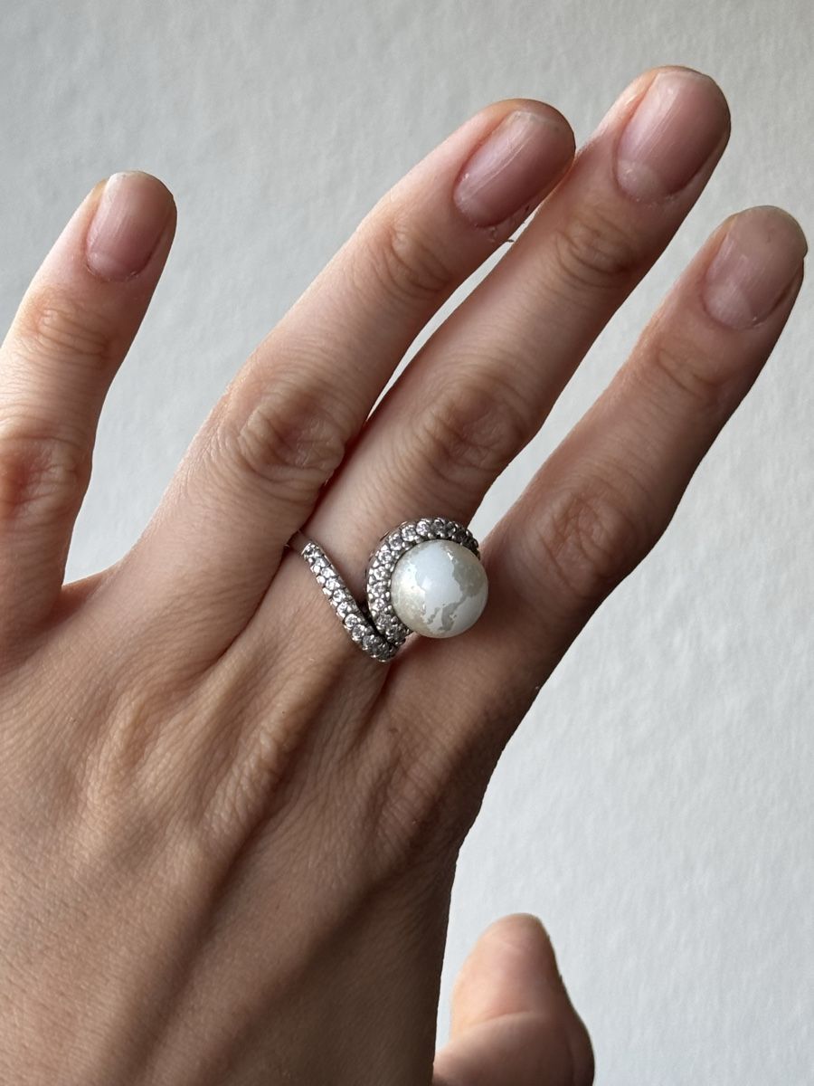 Ringe: Vintage Pearl & Rhinestone Ring  – Gebraucht aus Zürich von forestF4iry