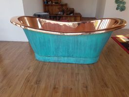 Badewanne Freistehende Bad Wanne Kupfer Becken Kupferwanne