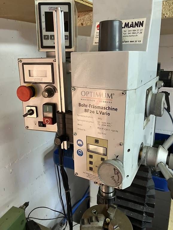 Bohrmaschinen: Bohr- Fräsmaschine Optimum – Gebraucht aus Oberdorf SO von Lanzinger 2