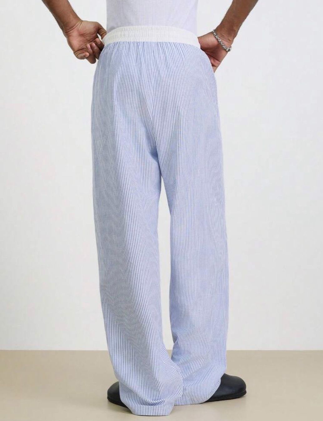 Pantaloni: Blue Striped Casual Trousers – Nuovo (secondo la descrizione) da Sion venduto da yasir.2021 1