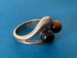 Silberring tigeraugen (rg 54)