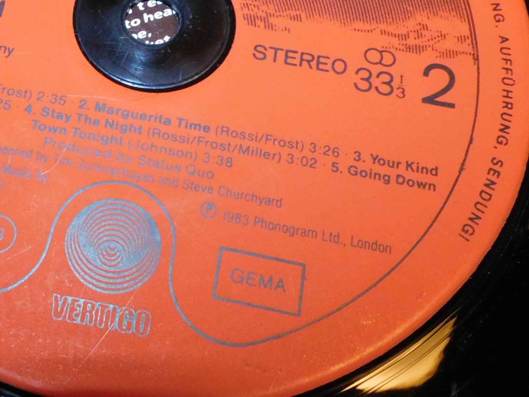 Dischi in vinile: LP Schallplatte Status Quo - Back to Back 1983 – Usato da Sursee venduto da 76 1