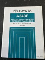 Werkstatthandbuch Toyota A343E Automatikgetriebe 1993