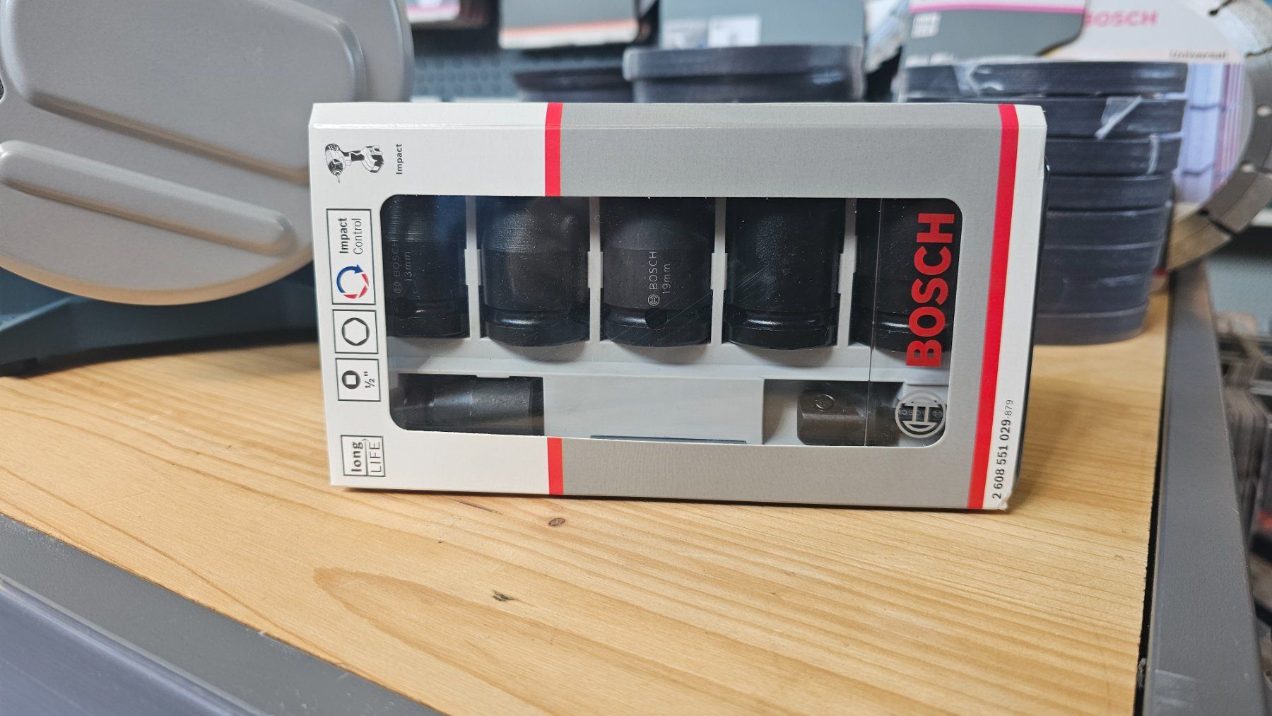 Bosch Tutti gli attrezzi: Bosch Steckschlüssel Set Impact Control – Nuovo e nell'imballaggio originale da Koppigen venduto da Bracher_Mail-House