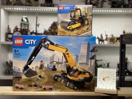 Lego City Construction Loader 60420 & Road Roller 60401