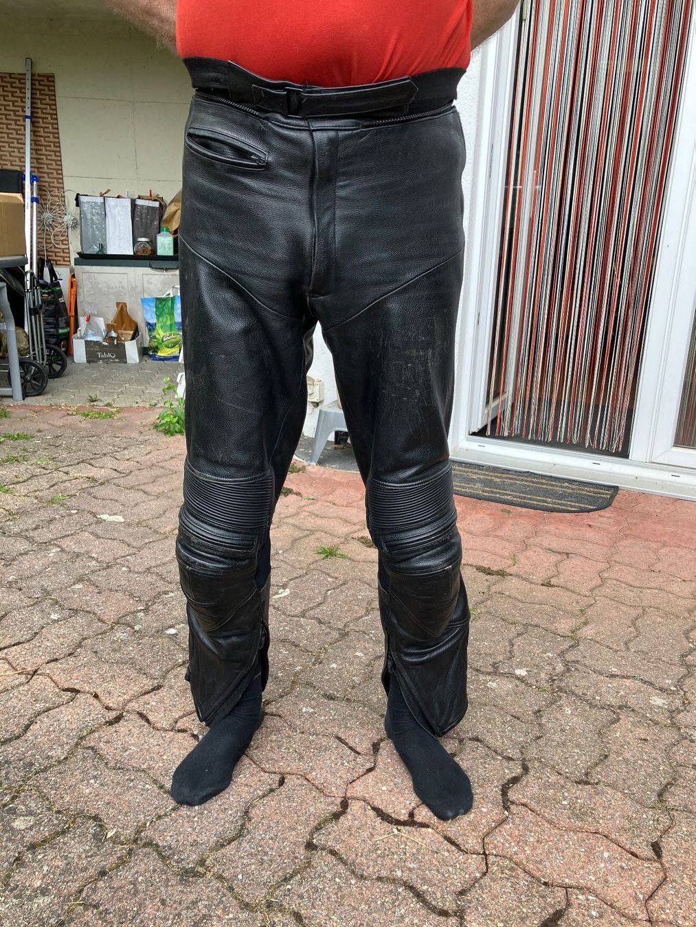 IXS Pantaloni: Töffhose Leder Marke IXS Langgrösse 114 – Usato da Widen venduto da DexterGordon