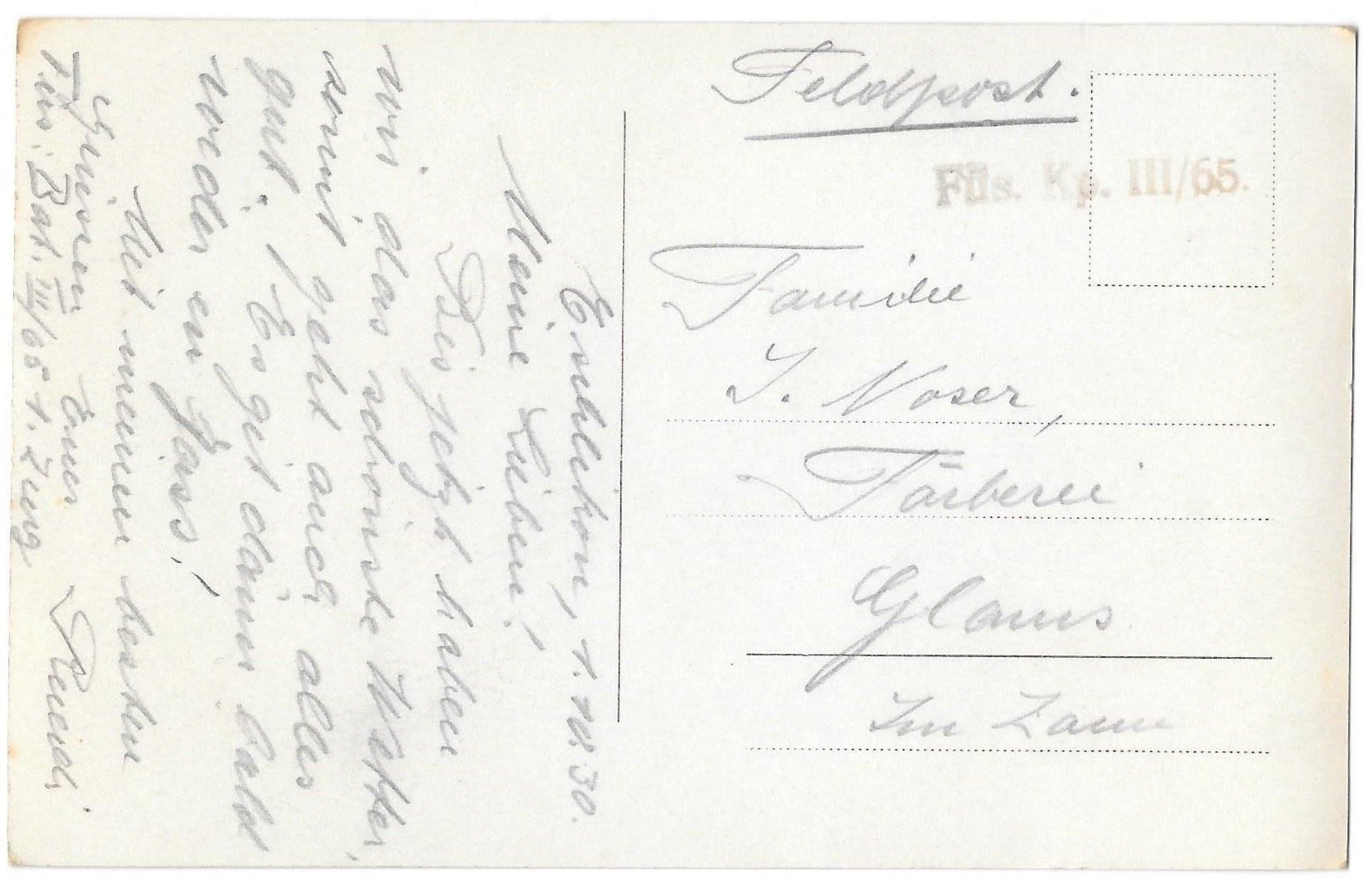 Cartoline postali: Eschlikon Gesamtansicht Feldpoststempel – Usato da Olten venduto da clotaldi 1