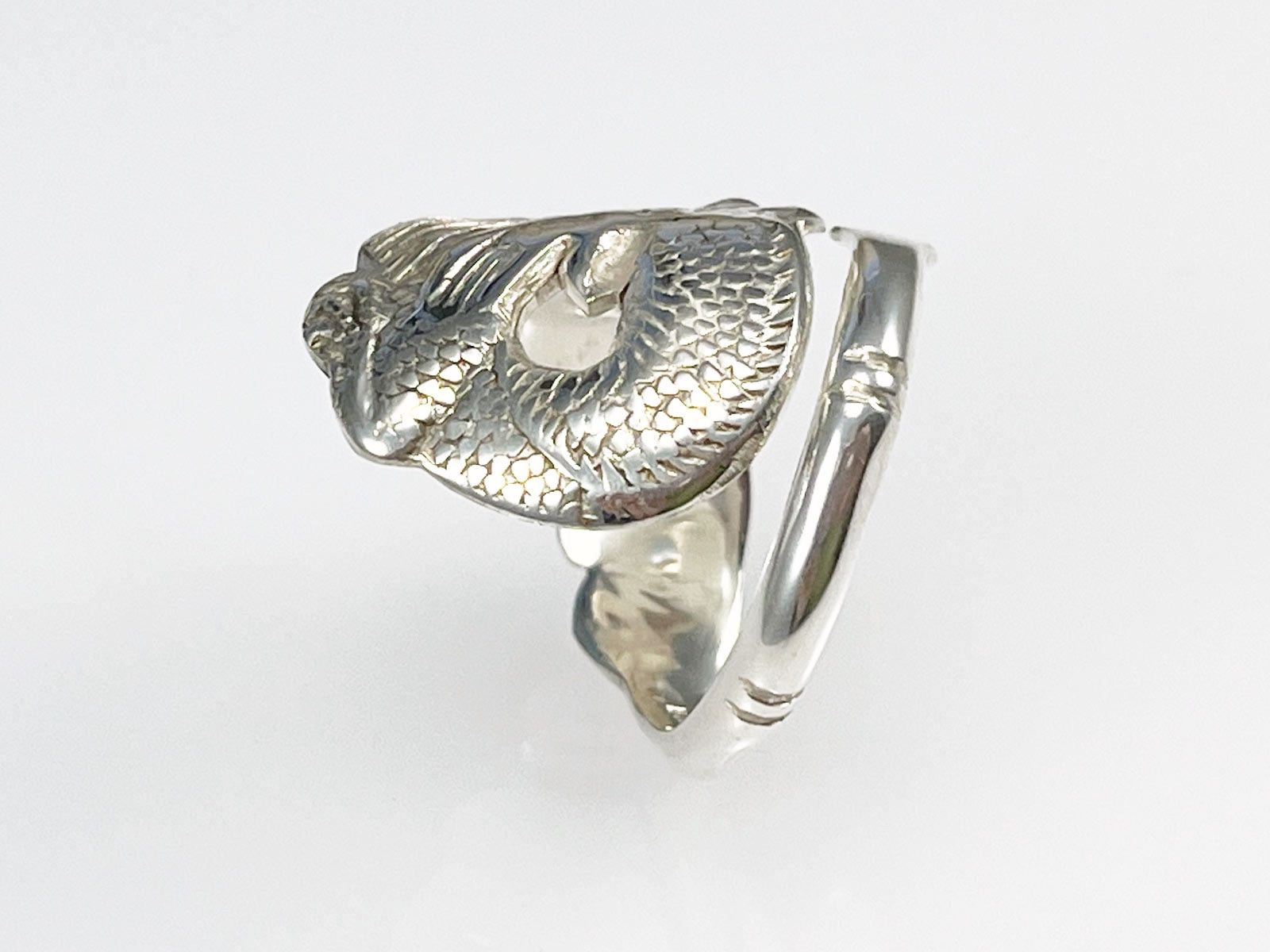 Anelli: Silberring mit Drachen Motiv – Nuovo e nell'imballaggio originale da Meilen venduto da Byrd-bijoux 2