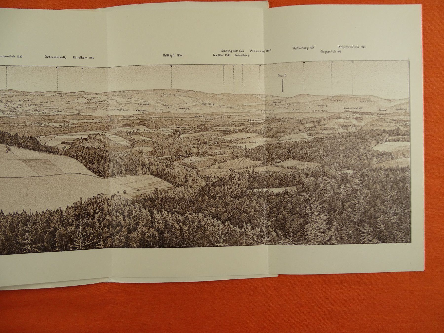 Cartes géographiques & atlas: PANORAMA VOM HEILIGENLAND HUBEL – D'occasion à Grüningen par Kartensammler 7