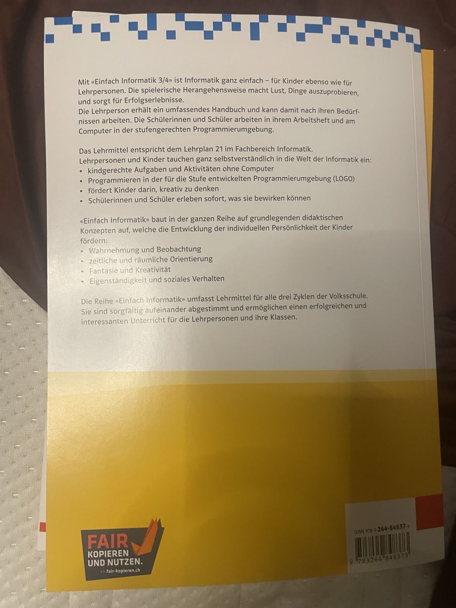 Libri: Einfach Informatik 3/4 Programmieren und Rätsel lösen – Nuovo e nell'imballaggio originale da Männedorf venduto da iza04 6