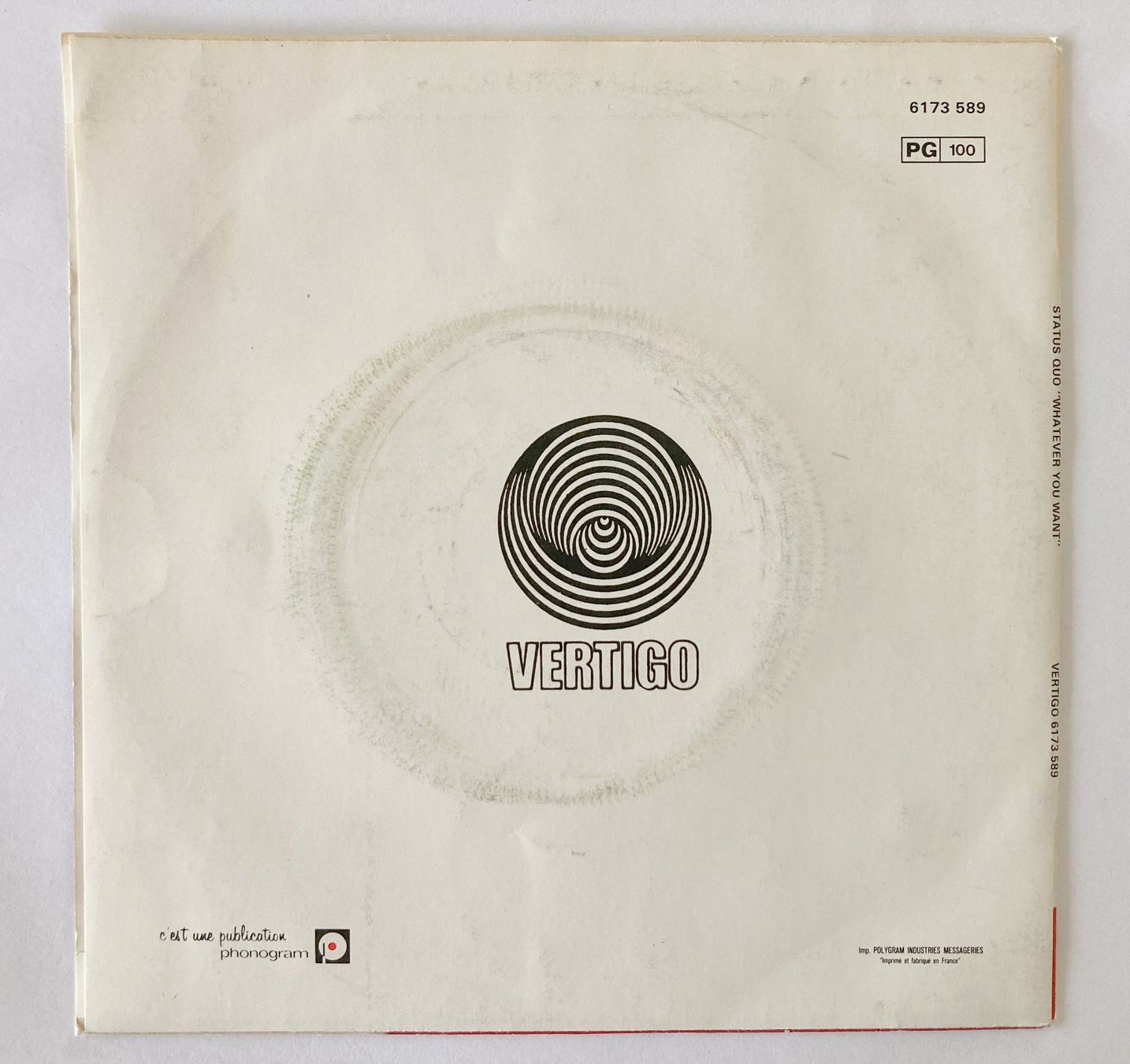Vinyles: STATUS QUO - WHATEVER YOU WANT – D'occasion à Bottens par hotter-than-hell 1