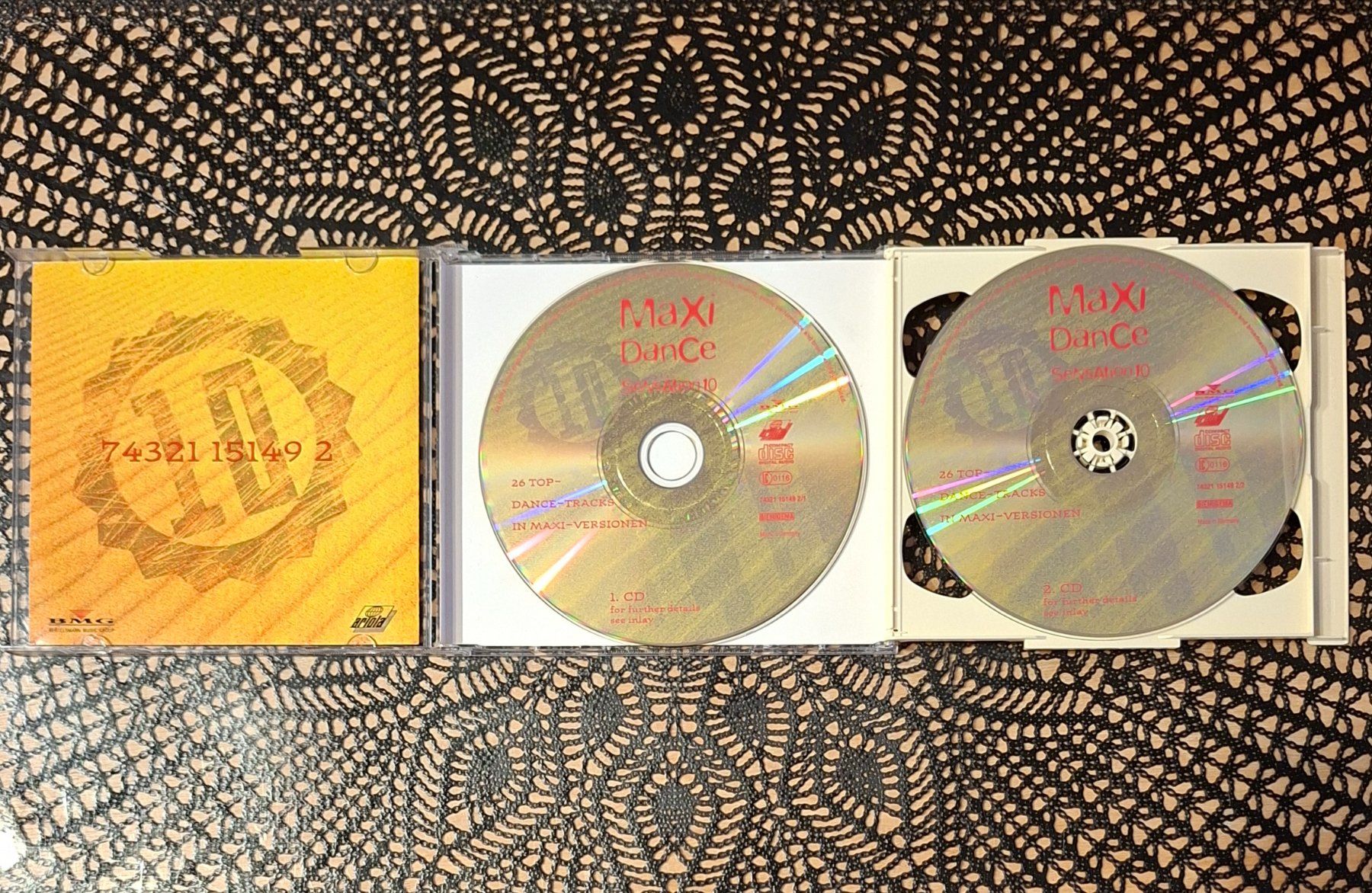 CD: Maxi Dance Sensation 10, 2CD Hit Compilation Sampler 1993 – Usato da Schönenberg TG venduto da breiti12 2