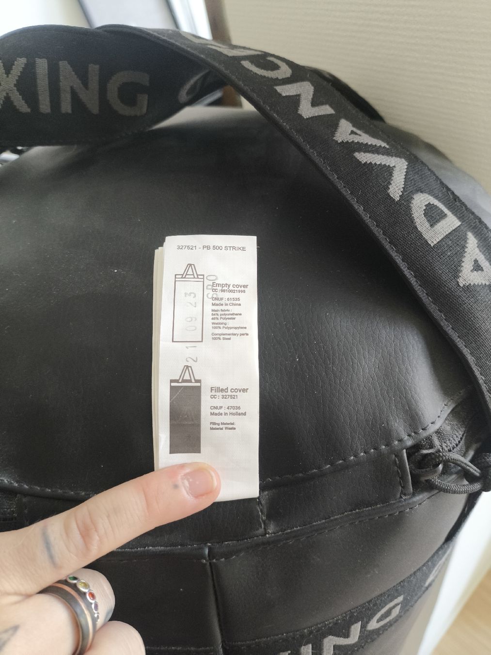 Sacchi da boxe: OUTSHOCK Boxsack 500 Strike 120cm neuwertig – Nuovo (secondo la descrizione) da Winterthur venduto da SabrinaSe 4