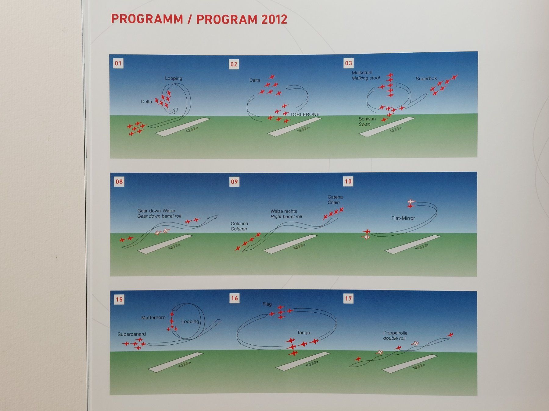 Riviste & Magazine: Broschüre "Patrouille Suisse 2012" – Nuovo (secondo la descrizione) da Liebefeld venduto da Helveticus6 3