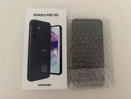 Samsung Galaxy A55 5G Smartphone blau