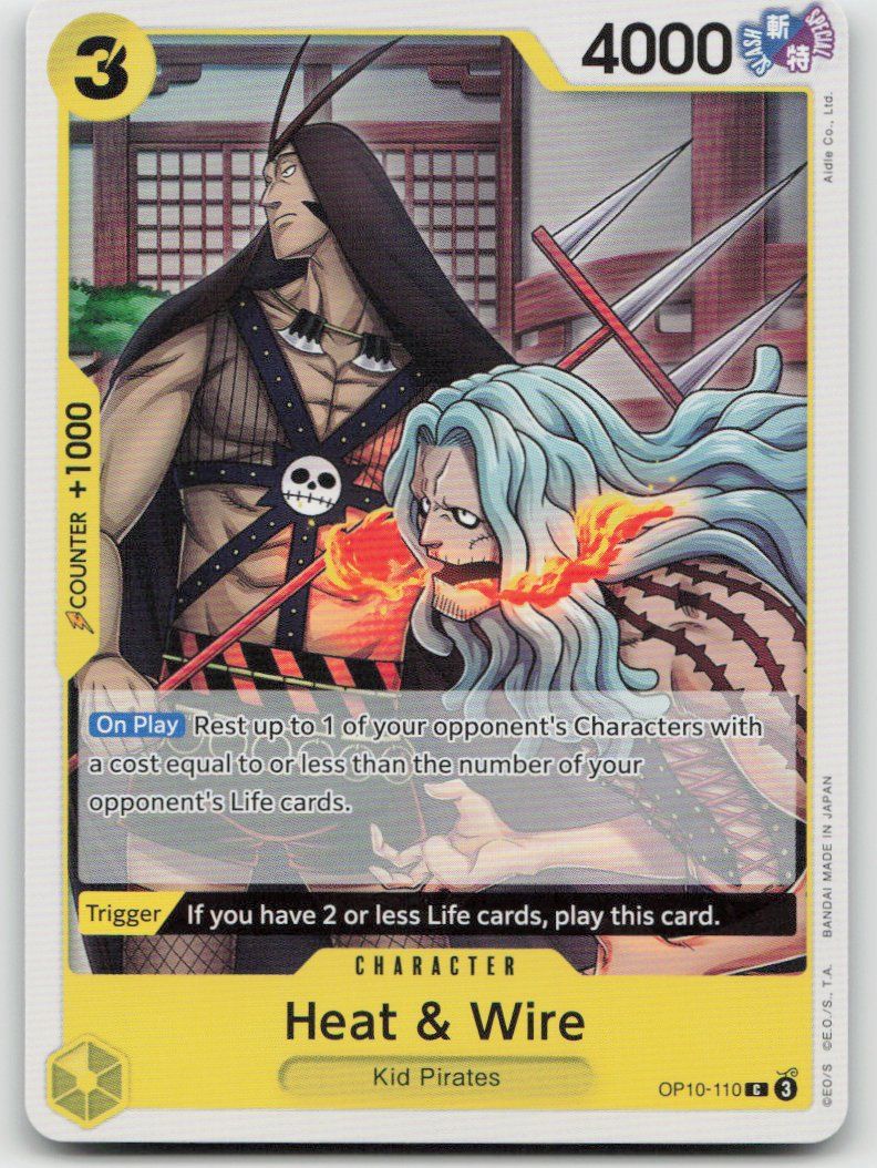 Bandai Carte collezionabili: One Piece Heat & Wire OP10-110 C – Usato da Lugano venduto da VlaseCard