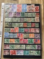 Briefmarken-Sammlung Schweiz, viele HELVETIA Marken Top!