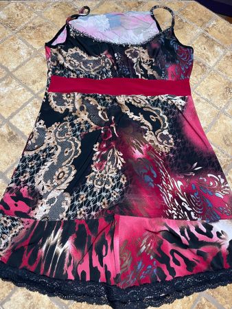 Chic Abito media👌viscosa multicolore-TgM/L👌feste👌vacanze