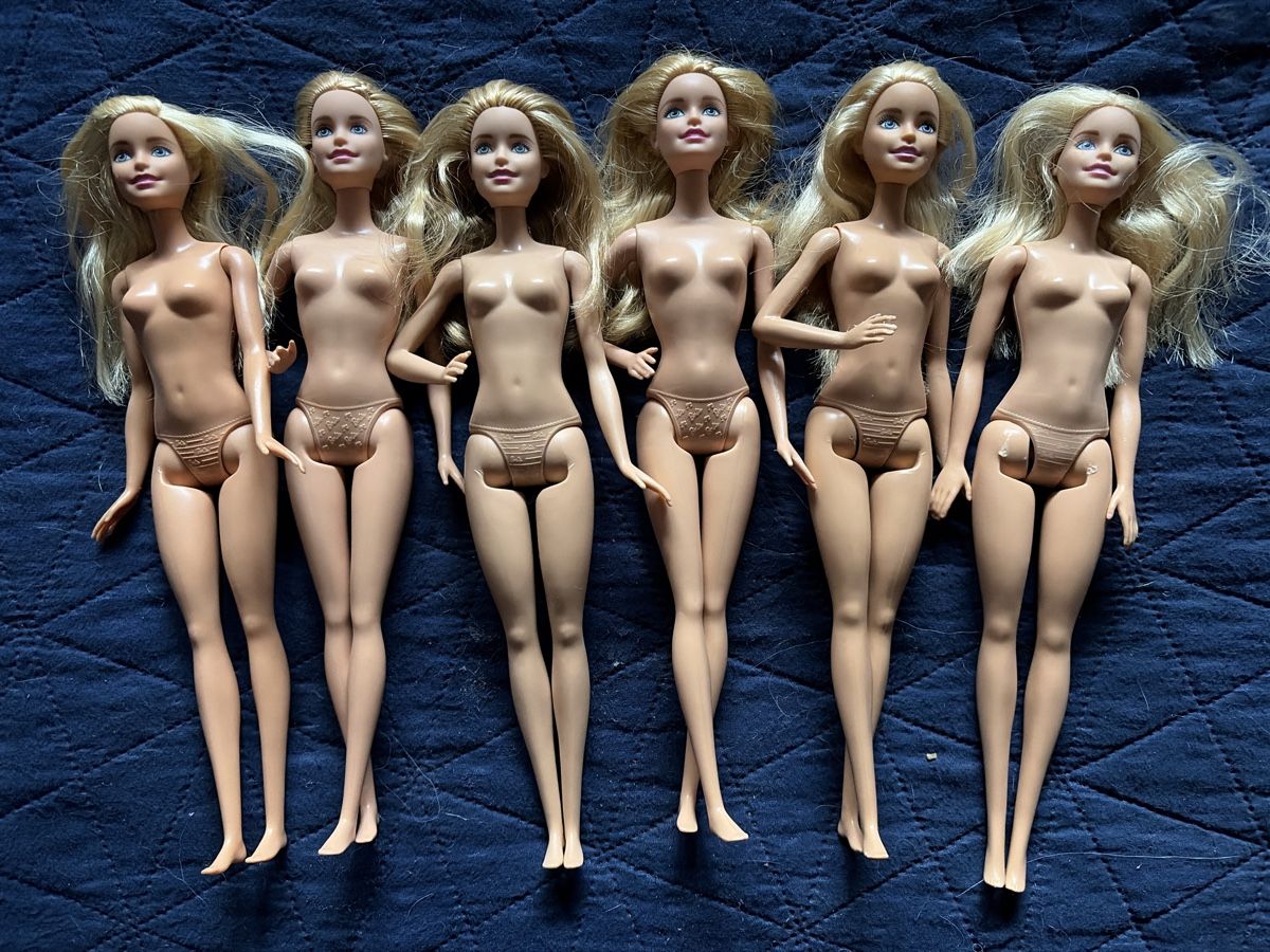 Bambole: Barbie Mattel, blonde, lot de 6 – Usato da Vernayaz venduto da fca_rc6d
