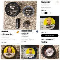 Lot de 4 produits Lush neufs soin corps et cheveux