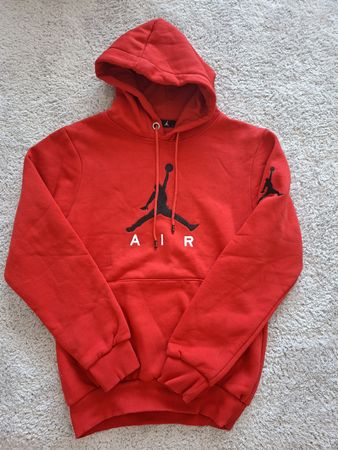 Sweat à capuche Jordan rouge 