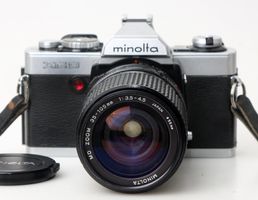 Minolta XG 9 mit MD Zoom 35-105mm 3.5-4,5