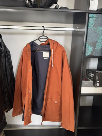 Volcom Übergangs Jacke, Herbst Jacke, Orange, Grösse XL
