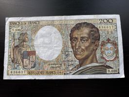 Billet France 🇫🇷 200 francs 