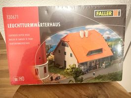 Leuchtturmwärterhaus HO 1/87 FALLER 130671 neu model Eisbahn