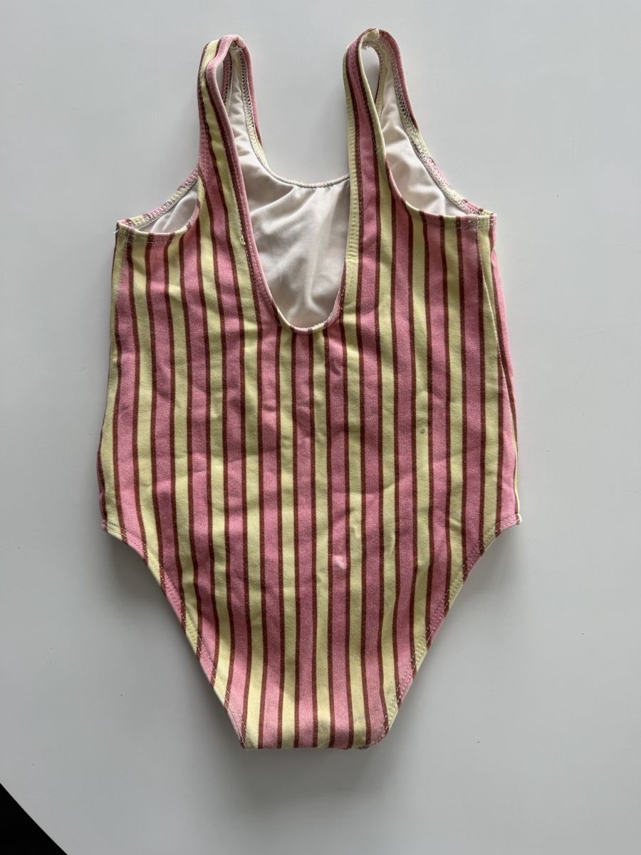 Zara Costumi da bagno: Kinder Badeanzug gestreift gelb rosa – Usato da Arbon venduto da leu_g29t 1