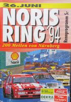 Programm DTM in Nürnberg von 1994 inkl. Eintr.karte