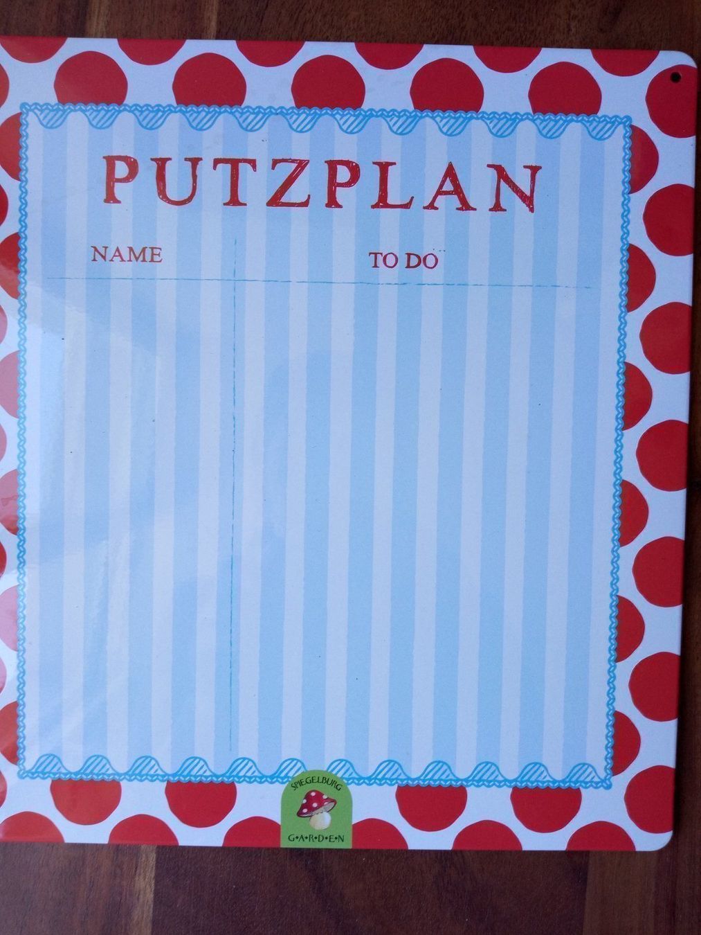 Wandtafeln: Magnet Putzplan/ To-do-Plan Magnettafel – Neu (gemäss Beschreibung) aus Beckenried von Havacola 5