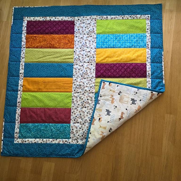 Coperte: Couverture en Patchwork - Artisanat Suisse,100x100 – Usato da Orbe venduto da Adaline.64 3