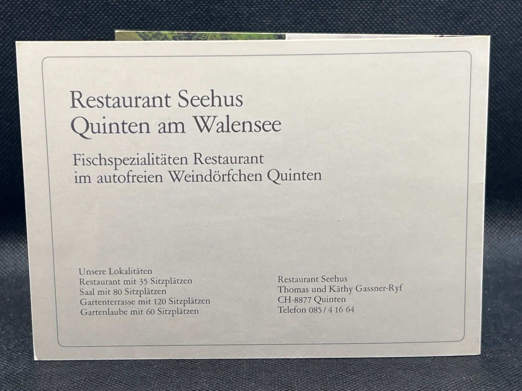 Cartoline: Seehus Quinten – Usato da Widnau venduto da Brusi9 2