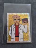 Pokémon Merlin Sticker Topps Gold Prism Holo Prof. Eich S33