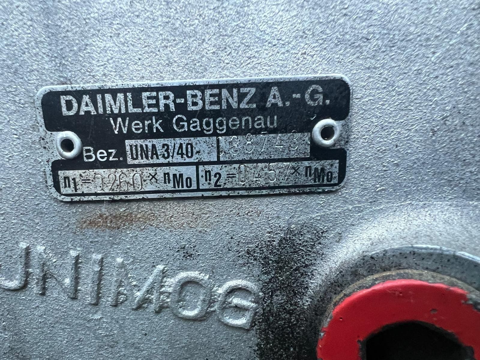Tutti i ricambio: PTO Getriebe zu Unimog 1000 Serie – Usato da Chiggiogna venduto da albetta55 4