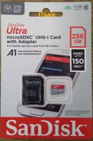 SanDisk MicroSD 256GB Ultra mit SD-Adapter *portofrei*