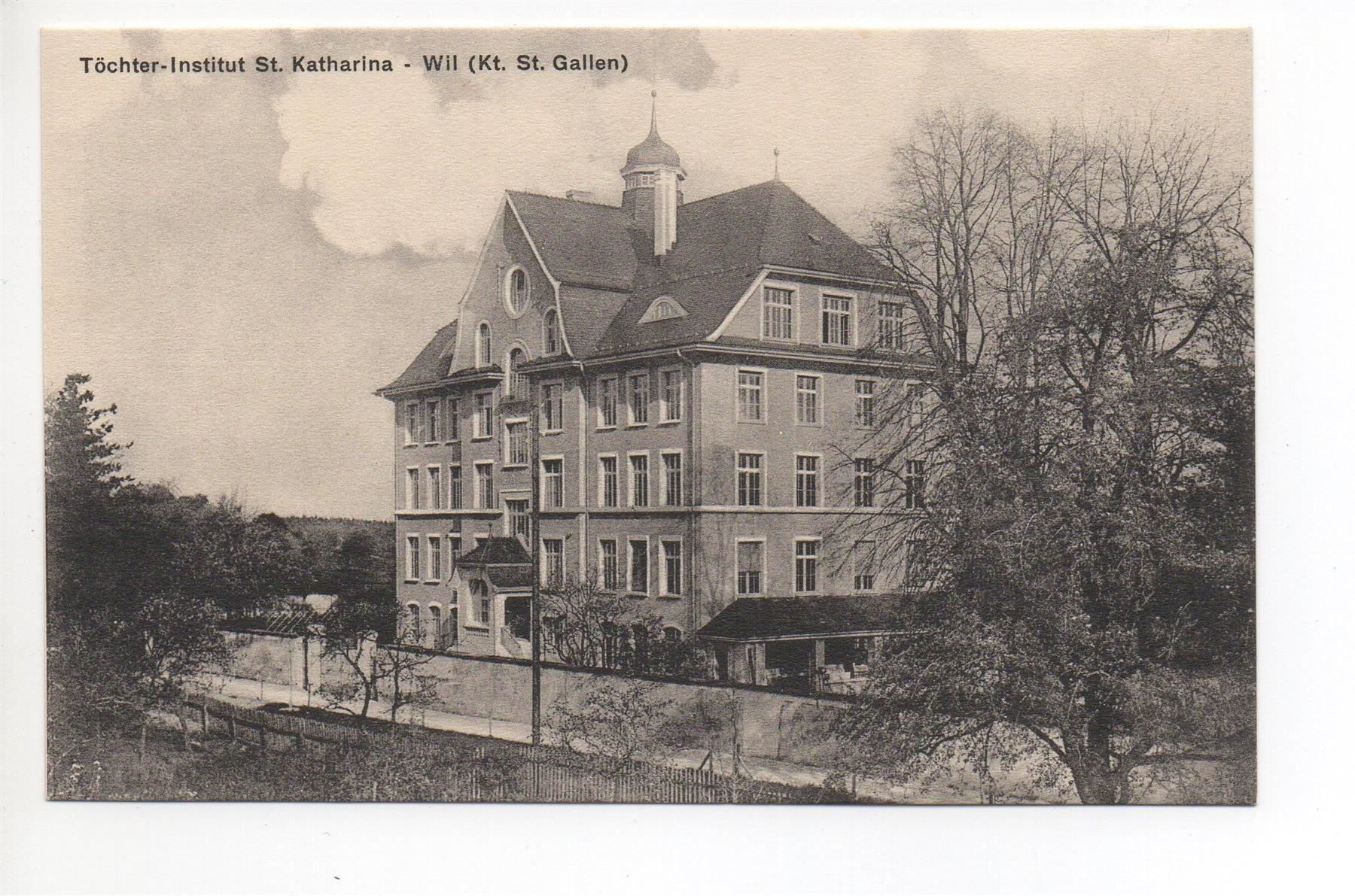 Cartoline postali: WIL Töchter-Institut St. Katharina – Nuovo (secondo la descrizione) da Jona venduto da philajona