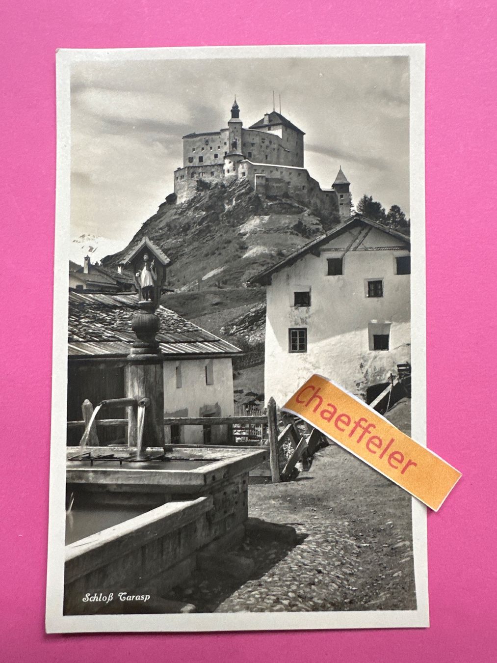 Cartoline postali: Schloss Tarasp – Usato da Zürich venduto da Chaeffeler