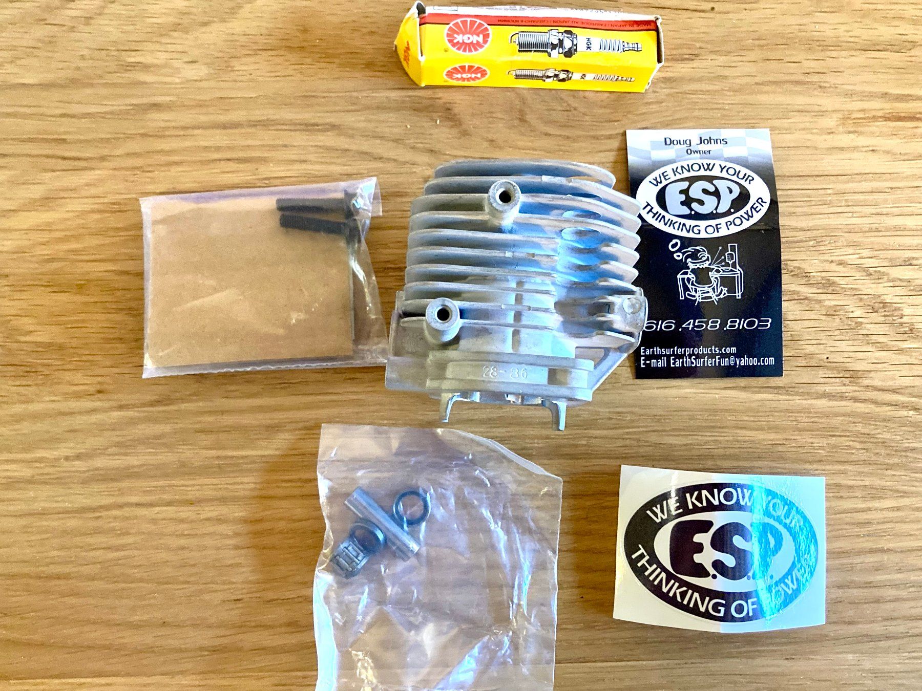 Modellismo RC: ESP Mod/ ESP RACE PORTED GP290 36mm kit +2MM – Nuovo e nell'imballaggio originale da Lausanne venduto da Techobby 2