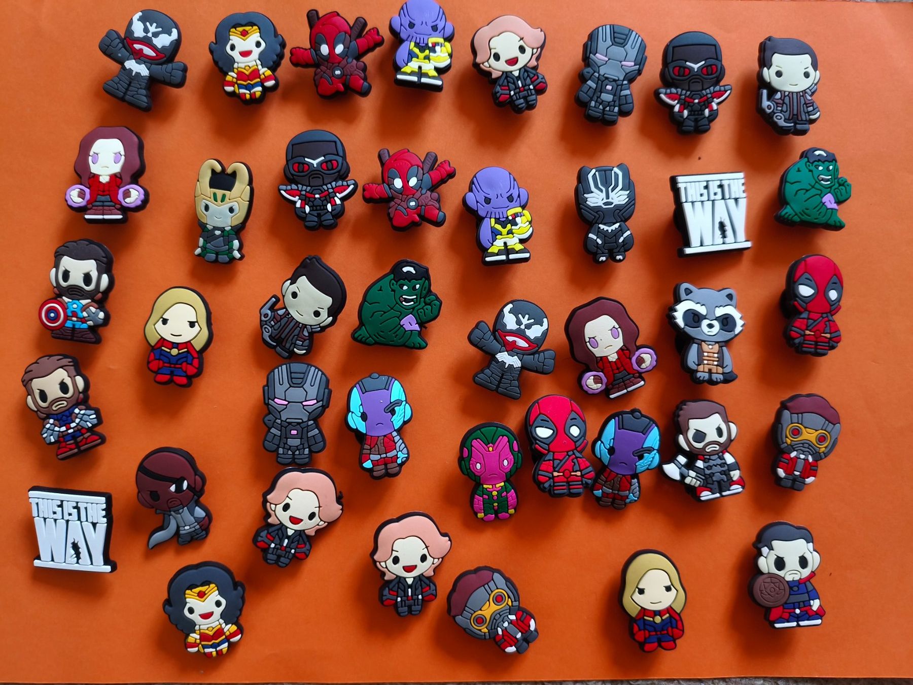Statuette: Clogc clogs Crocs clocs Anstecker Marvel Iron Man Spiderman – Nuovo (secondo la descrizione) da Vogelsang AG venduto da miinlade