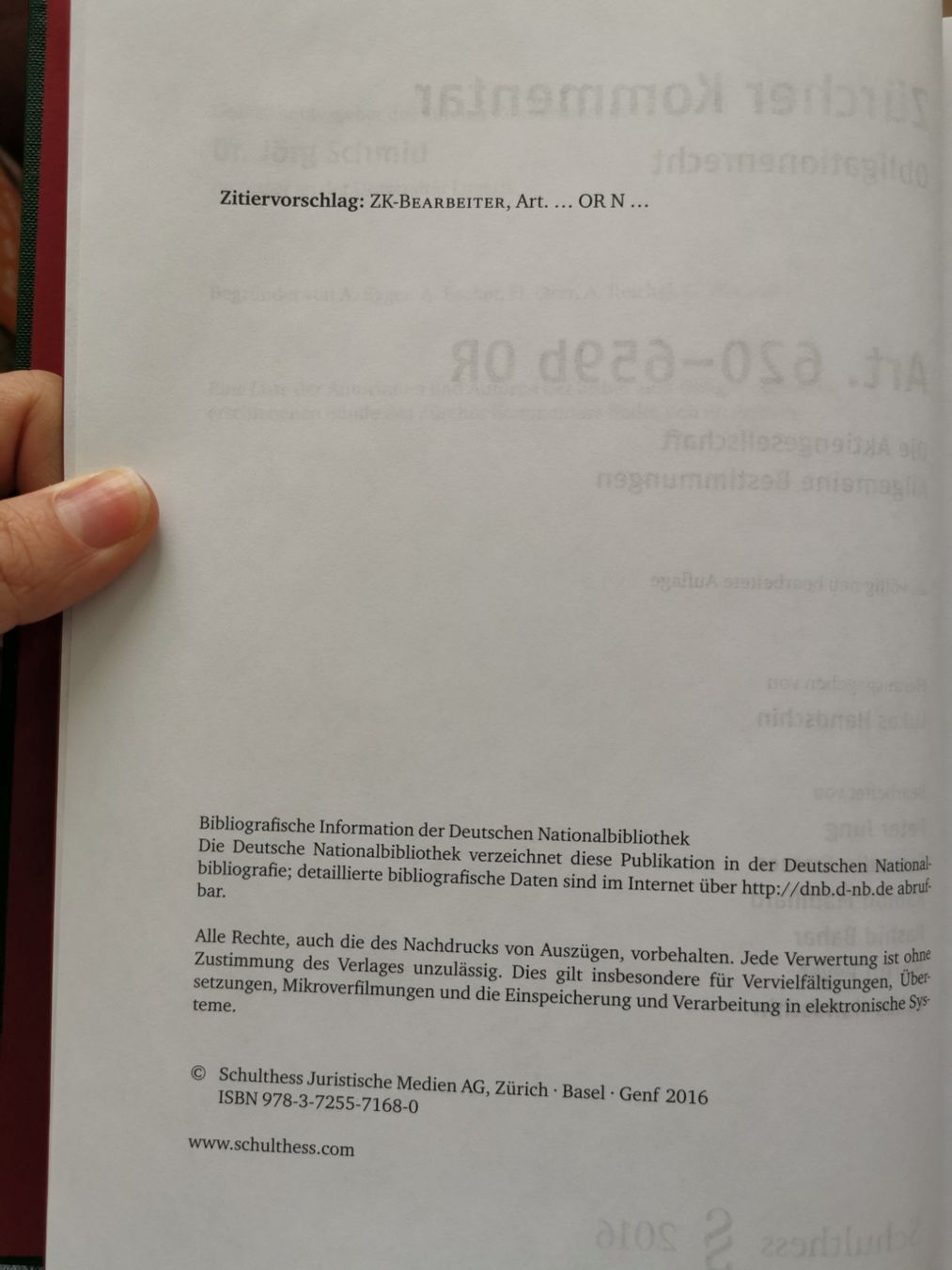 Libri: Die Aktiengesellschaft / Art. 620-659b OR / 2. Aufl. – Usato da Gelfingen venduto da Meierbeat 1