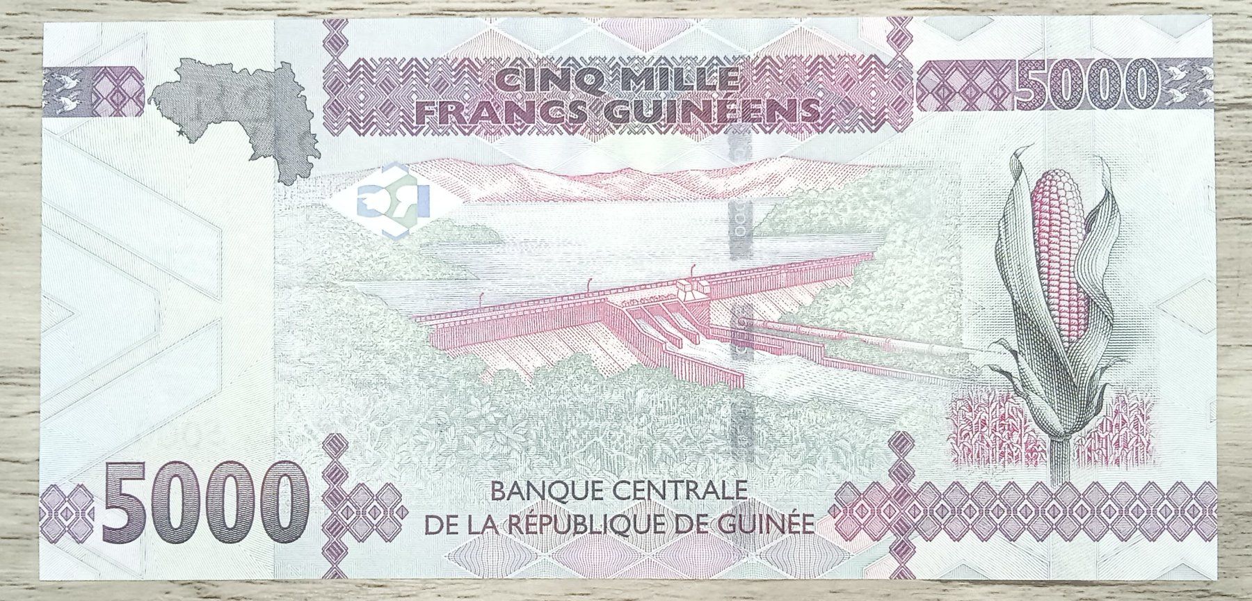Banknoten: Guinée 5000 Francs UNC – Neu (gemäss Beschreibung) aus Cousset von Patricio77 1