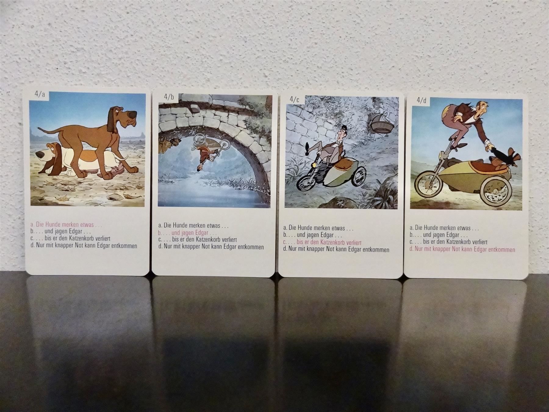 Disney Spiele: schönes altes Quartett ARISTOCATS DISNEY – Gebraucht aus Kerzers von wisaundso 5