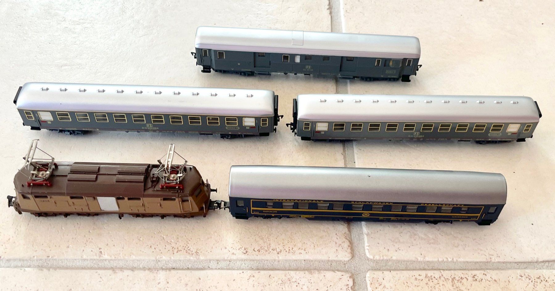 Märklin Trains électriques: Märklin FS  3035 und Fleischmann FS Wagen – Neuf (Voir description) à Bleiken par hbw45 9