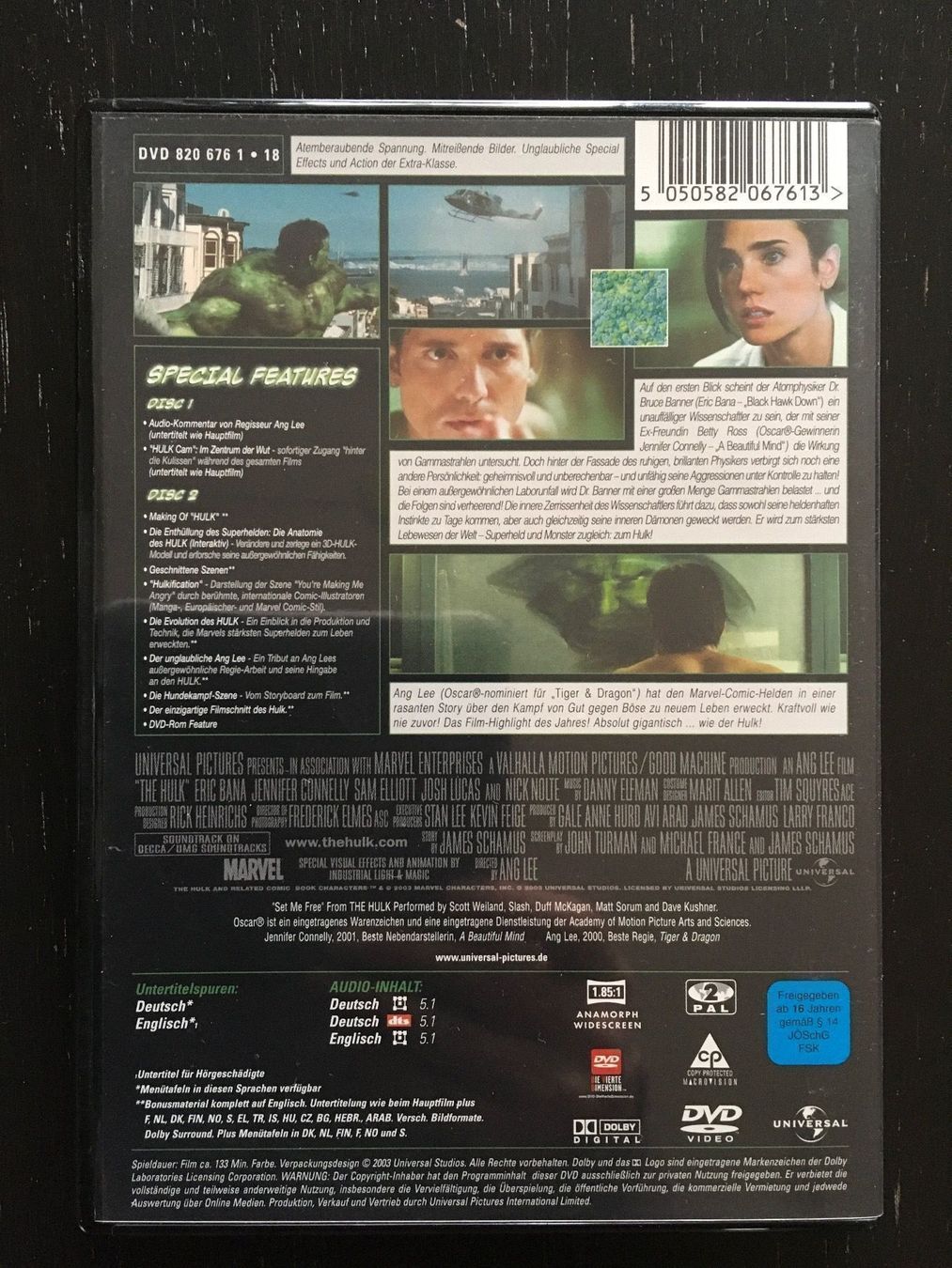 Tutti i DVDs: DVD Hulk – Usato da Regensdorf venduto da scheissspiel 1