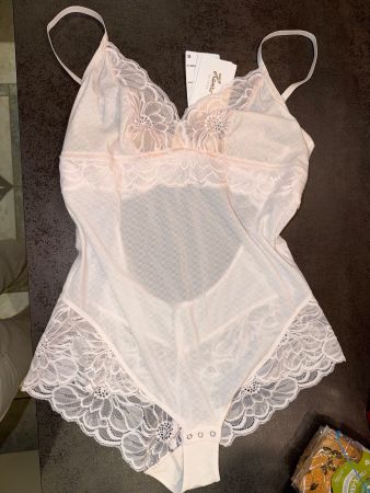 Body HANRO S neu feines rosé